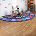 Rainbow Placement Rugs Semi\-Circle W2 x L4m  hi\-res