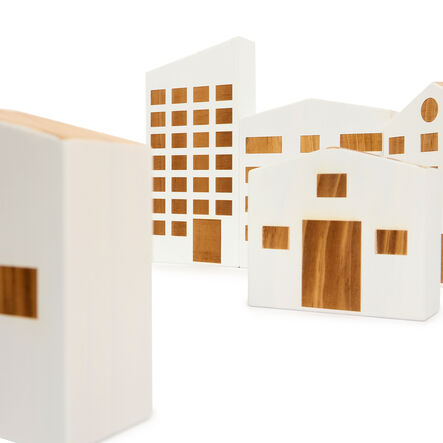 TTS Small World Wooden Tiny Town \x26 Houses Bundle  hi\-res