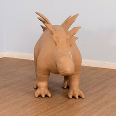 TTS Adventures with Dinosaurs Giant Mache Figure Stegosaurus  hi-res