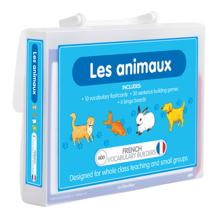 TTS French Animal Names Vocabulary Builder Activity Cards  hi\-res