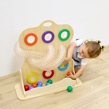 Learn Well Wooden Twist \x26 Turn Tubie Posting Tower  hi\-res