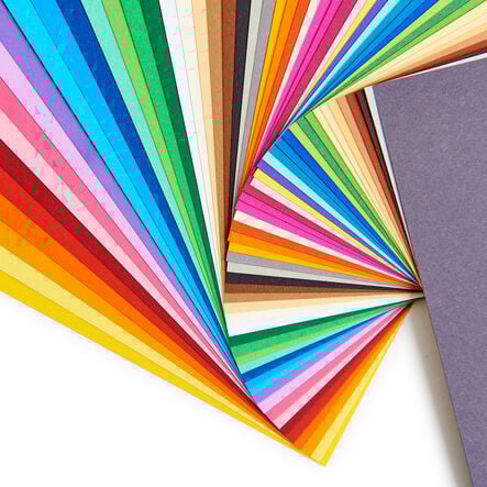 Coloured Card Packs Assorted 130gsm 50pk  hi\-res