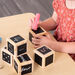 Chalk Wooden Cubes  hi\-res