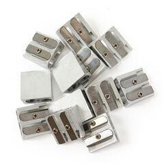 TTS Metal Pencil Sharpeners 12pk Double Hole  hi-res