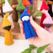 Small World Rainbow Wooden Felt Elves  hi\-res