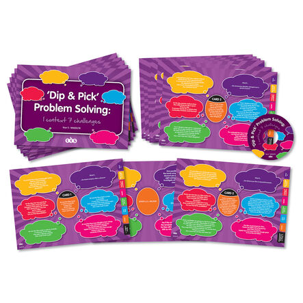 TTS Dip and Pick Maths Problem Solving Cards Year 5  hi\-res