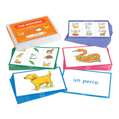 TTS Animal Spanish Vocabulary Builder Activity Cards A5 46pk  hi-res