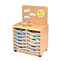 Tray Storage Unit Cork Display Board  hi-res