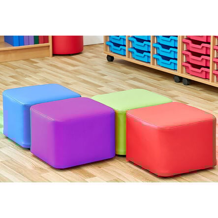 Set of Four Cube Foam Seats  hi\-res
