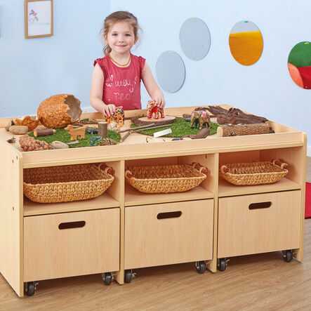 Wooden Play Table with Storage  hi\-res
