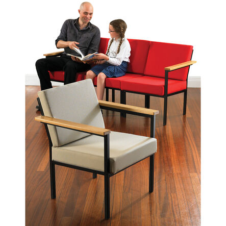Reception Chairs Without Arms \x26 Black Frame  hi\-res