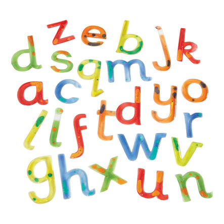 Squidgy Sparkle Letters 26pk Lowercase  hi\-res