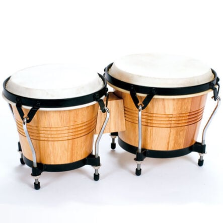 Wooden Shell Bongos With Raised Feet  hi\-res