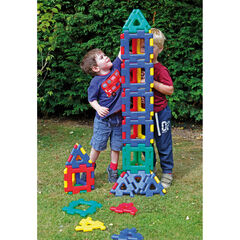 Giant Polydron Recycled Construction Set 40pcs  hi-res