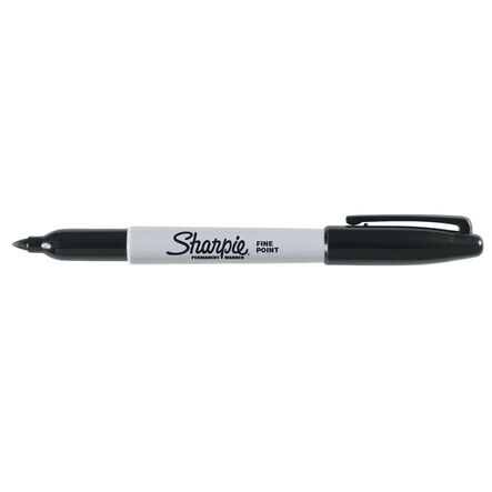 Sharpie Permanent Marker Pens 12pk Black Black hi\-res