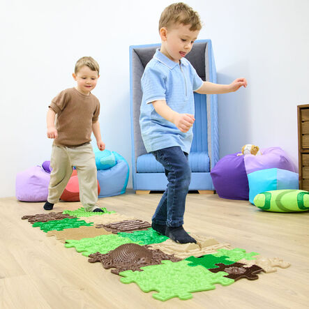 Happy Feet Forest Path Sensory Play Mats 15pk  hi\-res