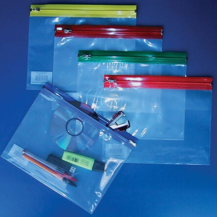 Flipfile Plastic Zip Wallets A5 25pk  hi\-res
