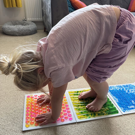 Textured Liquid Sensory Mats 6pk  hi\-res