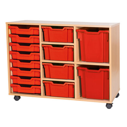Mobile Triple Tray Unit Combination 14  hi\-res