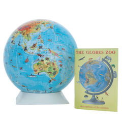 Physical Animal Discovery Globe with Booklet 23cm  Physical Animal Discovery Globe with Booklet 23cm  hi-res
