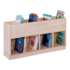 Single Sided Book Browser Box Beech H625 x W1200 x D304mm  hi-res