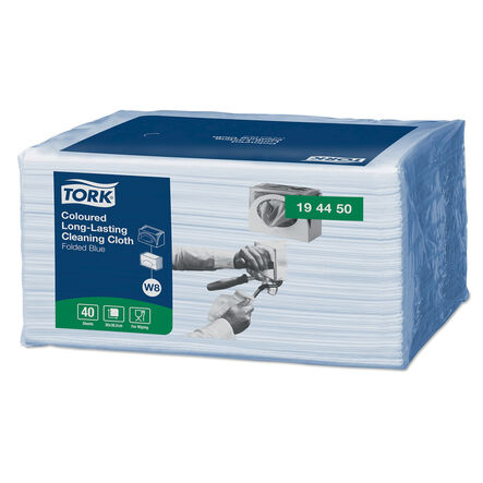 Tork Microfibre Re\-usable Cleaning Cloth 40pk  hi\-res