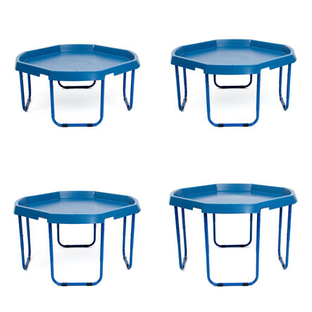 TTS Blue Tuff Tray Table \x26 Blue Stand Bundle  hi\-res