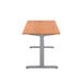 Height Adjustable Desk Beech  hi\-res