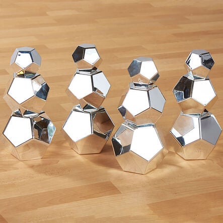TTS Marvellous Metallics Silver Boulder Blocks  hi\-res