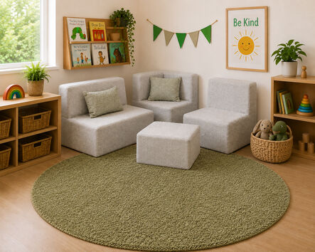Tufty Circular Rug  hi\-res