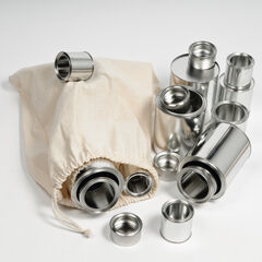 Loose Parts Play Assorted Tins Set 21pk  hi-res