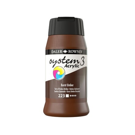 Daler\-Rowney System 3 Acrylic Paint 500ml  hi\-res
