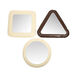 Padded Vinyl Shape Mirrors 3pcs  hi\-res