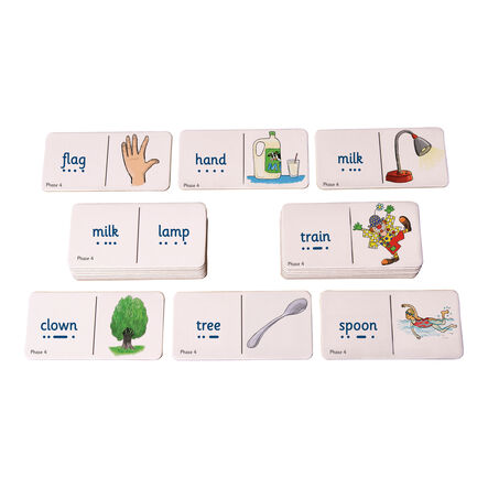 Decodable Word Dominoes Full Set Phases 2\-5  hi\-res