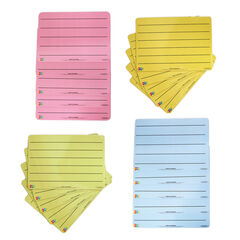 Tinted Lined A4 Wipe Boards  hi-res