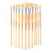 Long Handled Hog Hair Paint Brushes 120pk  hi\-res