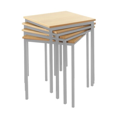 Fully Welded Tables Coloured Edge Square  hi\-res