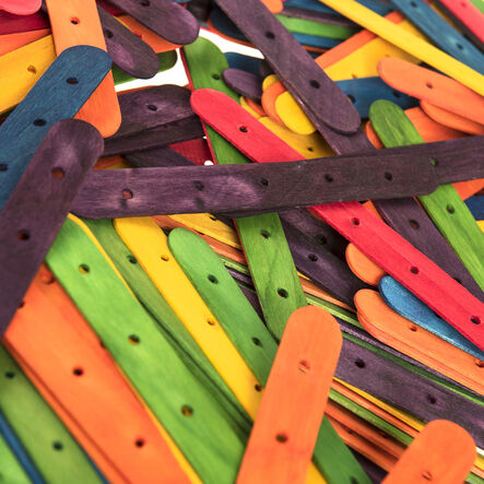 Wooden Lacing Lolly Sticks 500pk  hi\-res