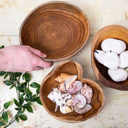 Messy Play Wooden Bowls 3pk  hi\-res