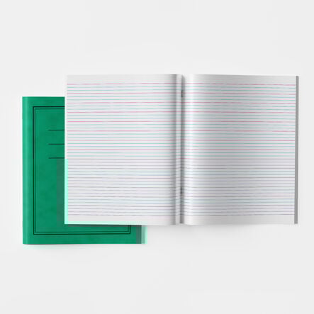 8\'\'x6.5\'\' Classic Handwriting Bk Green Inter ruled 24pg 50pk  hi\-res