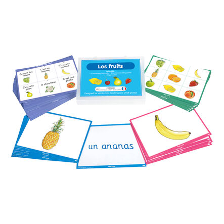 TTS French Fruit Vocabulary Builder Activity Cards  hi\-res