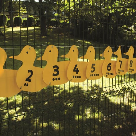 TTS Outdoor Plastic Number Ducks 1\-10  hi\-res
