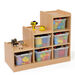 Wooden Tiered Tray Storage Unit  hi\-res