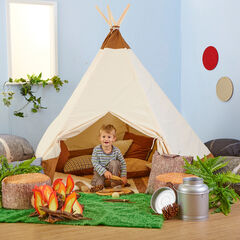 TTS Fabric Den Teepee H1750 x W2000 x D2000mm  TTS Fabric Den Teepee H1750 x W2000 x D2000mm  hi-res