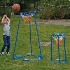Outdoor Twin Hoop Basketball Stand 2pk  Outdoor Twin Hoop Basketball Stand 2pk  hi-res