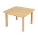 Essentials Beech Square Table  hi\-res