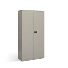 Bisley Contract Storage Cupboards Grey H1806mm  hi-res