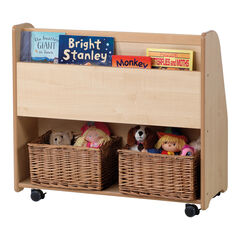 Tall Mobile Book Browser H800 x W400 x D900mm  Tall Mobile Book Browser H800 x W400 x D900mm  hi-res