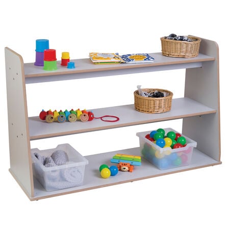 Open Free Standing Shelf Unit Grey  hi\-res