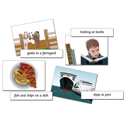 Phase 3 \- Captions For Reading Flashcards  hi\-res
